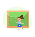 back to school education or knowledge concept vector image vector image