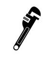 pipe wrench icon vector image