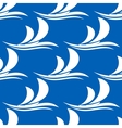 yacht sailing on a wave seamless pattern vector image