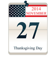 thanksgiving day vector image vector image
