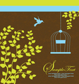wedding card vector image vector image