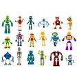 cyborgs robots and aliens set vector image