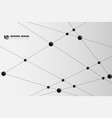 abstract black line pattern design cross tech vector image