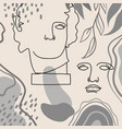 trendy background with linear abstract vector image