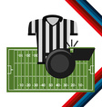 american football design vector image vector image