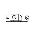 fast delivery goods or moving icon vector image vector image
