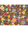 floral background vector image