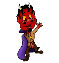 Devil head Royalty Free Vector Image - VectorStock