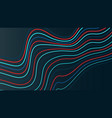 dynamic gradient line background vector image vector image