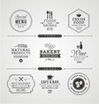 restaurant retro vintage vector image