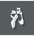 ballet dance studio symbol vector image vector image