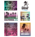 summer travel and vacation backgrounds vector image