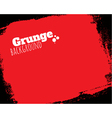 rolled textured grunge red background vector image vector image