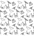 lingerie seamless pattern underwear vector image vector image