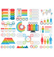 set infographic elements kit vector image
