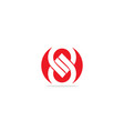 circle round infinity logo vector image