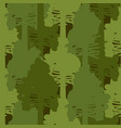 camouflage woods green seamless pattern vector image vector image