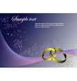 wedding card vector image