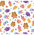 back to school kawaii vector image