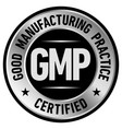 gmp good manufacturing practice vector image