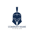 spartan logo design vector image