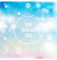blurred spring or summer abstract background vector image