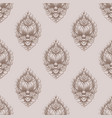 damask seamless pattern background vector image