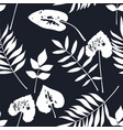 abstract botanical seamless pattern herbal vector image