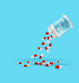 vitamin bottle concept vector image
