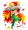 barongsai vector image