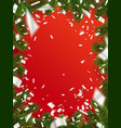 design christmas background with copy space vector image vector image