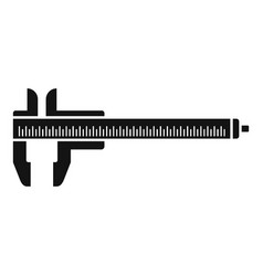Calipers icon simple style Royalty Free Vector Image