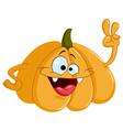 cartoon pumpkin vector image vector image