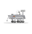 mars rover with hand manipulator icon vector image