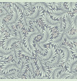 floral vintage seamless pattern for retro vector image
