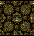 golden bugs seamless pattern bohemian pattern vector image