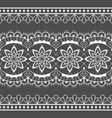 seamless lace design detailed retro pattern vector image