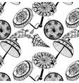 decorative umbrella image in a cartoon style vector image vector image