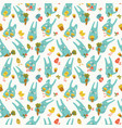happy easter seamless pattern vector image