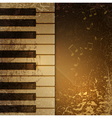 piano vintage vector image vector image