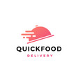 fast quick food logo icon vector image