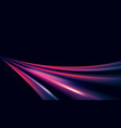 speed motion abstract violet purple light effect vector image