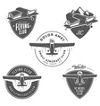 light and rc airplane design elements vector image vector image