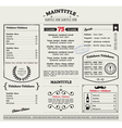 template layout vector image vector image