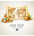 old map vector image vector image