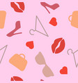 fashion seamless pattern vector image vector image