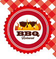 delicious barbecue vector image vector image