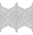 ethnic seamless pattern borderswirlsrevival vector image