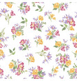 floral ornamental seamless pattern flower garden vector image