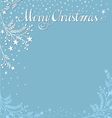 merry christmas background vector image